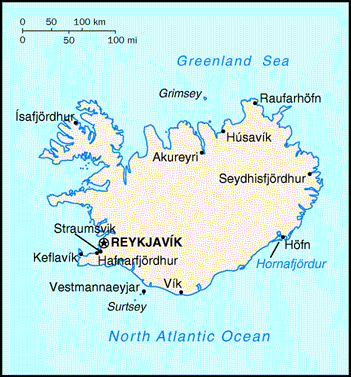 Iceland Map