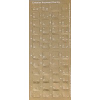 Keyboard Stickers for Estonian (white)