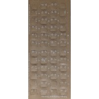 Keyboard Stickers for Telugu (White for Black Keyboards)