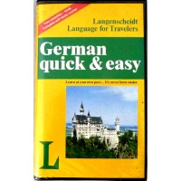 German Quick & Easy (Langenscheidt Language for Travelers) (Paperback & Audio Cassettes) (ONE LEFT!)