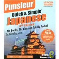 Pimsleur Quick & Simple - Japanese (8 lessons/4 Audio CD's)