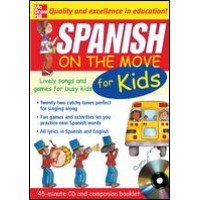 Spanish On The Move For Kids (Audio Cassette & Companion Booklet)