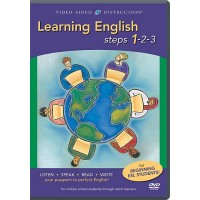VAI Learning English Steps 1-2-3 DVD Package