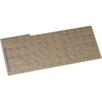 Keyboard Stickers for Gujarati Blue Letters