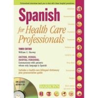 Barrons - Spanish for Health Care Professionals (Book & Audio CDs)
