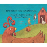 Little Red Hen and the Grains of Wheat in Norwegian & English (PB) (duplicate)