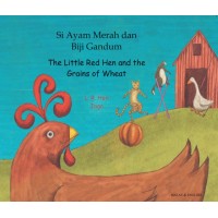 Little Red Hen and the Grains of Wheat in Malay & English (PB)