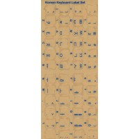 Keyboard Stickers for Korean (blue)