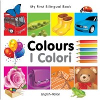 My First Bilingual Book of Colors in Italian & English / Mau Sac (Board Book)