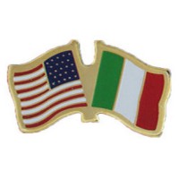 Italy America Lapel Pins