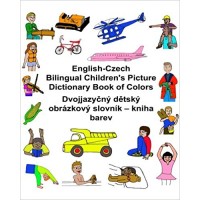 Children's Bilingual Picture Dictionary Book of Colors English-Czech