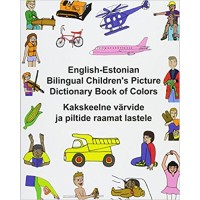 Children's Bilingual Picture Dictionary Book of Colors English-Estonian