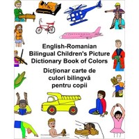 Children's Bilingual Picture Dictionary Book of Colors English-Romanian