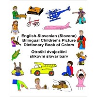 Children's Bilingual Picture Dictionary Book of Colors English-Slovenian