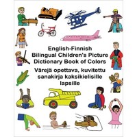 Children's Bilingual Picture Dictionary Book of Colors English-Finnish