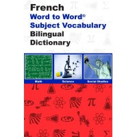 French word to word Dictionary with Subject Vocabulary