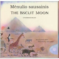 The Biscuit Moon in Lithuanian and English