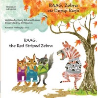 aag the Red Striped Zebra in Romanian & English (PB)