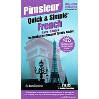 Pimsleur Quick & Simple - French (8 lessons/4 Audiotapes)