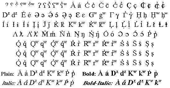 Font Sample