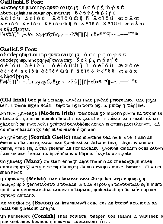 Font Sample