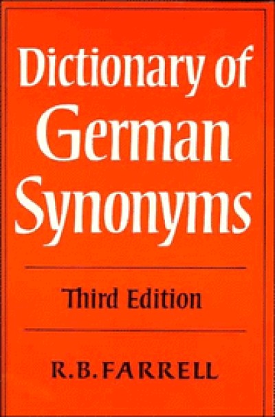 Cambridge German - A Dictionary of German Synonyms