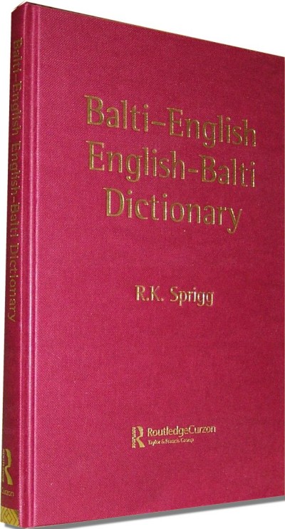 Routledge Balti - Balti to and from English Dictionary (Hardcover)