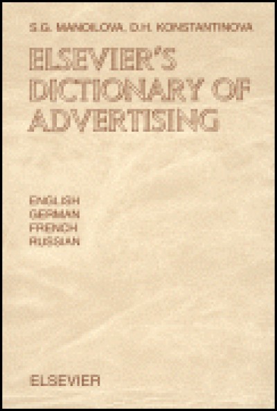 Elsevier Dictionary of Advertising