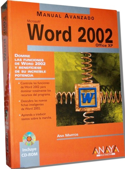Manual avanzado de microsoft word 2002 / Manual Microsoft Word 2002 Advanced (Spanish Edition) (Pape