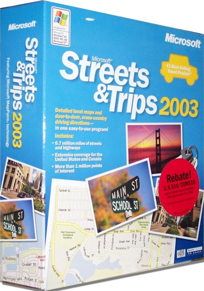 MS Streets & Trips 2003 (US)