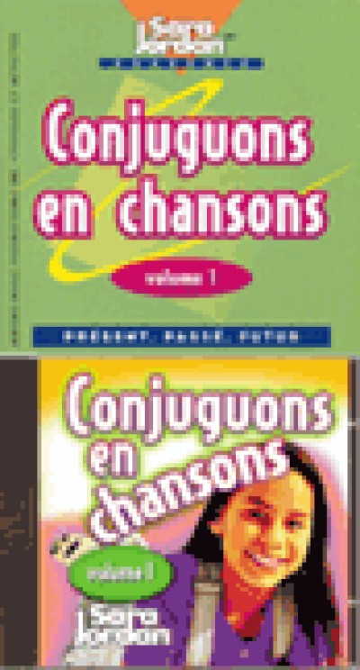 French - Conjuguons en chansons (Audio Tape & Book)