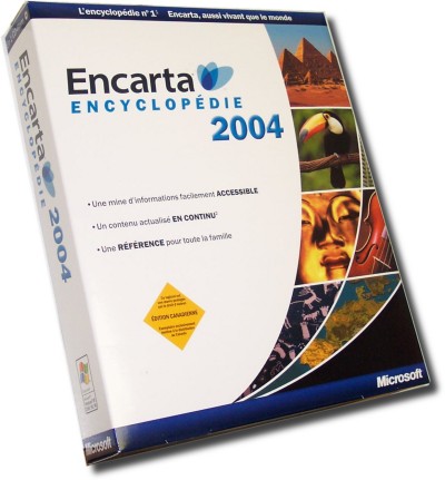French Encarta 2004 Standard Encyclopedia.