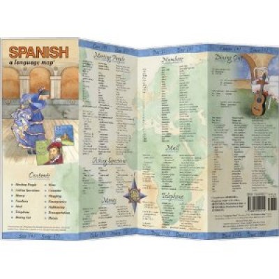 Bilingual Books - Spanish a Language Map in SPANISH