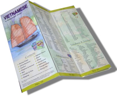 Bilingual Books - Vietnamese a Language Map in VIETNAMESE