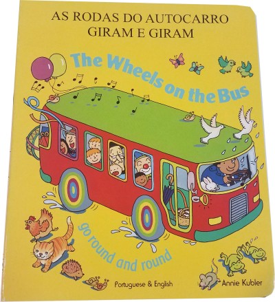 Wheels on the Bus in Portuguese & English (Board Book)