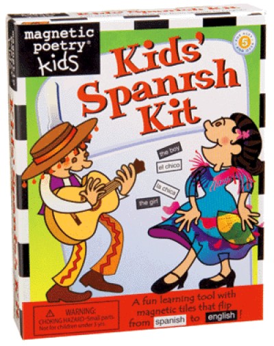 Kids' Spanish Kit-Magnetic Poetry Kids (English and Spanish Edition)