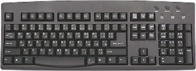 Keyboard for Arabic (Arabic and English Bilingual) ACK-260UA Black USB