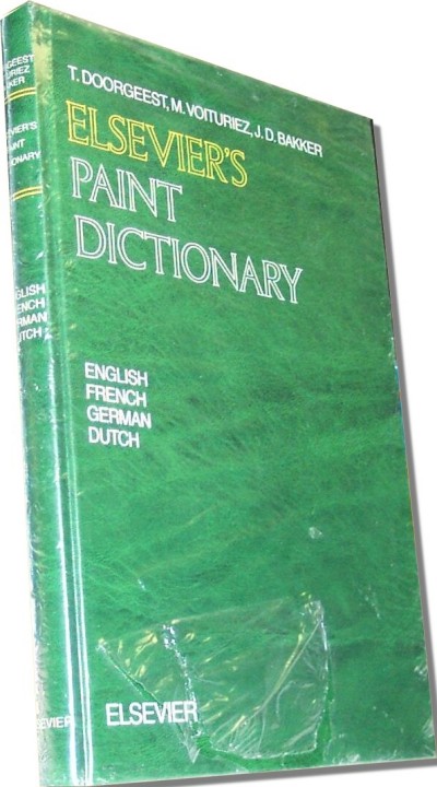 Elsevier Paint Dictionary (Hardcover)