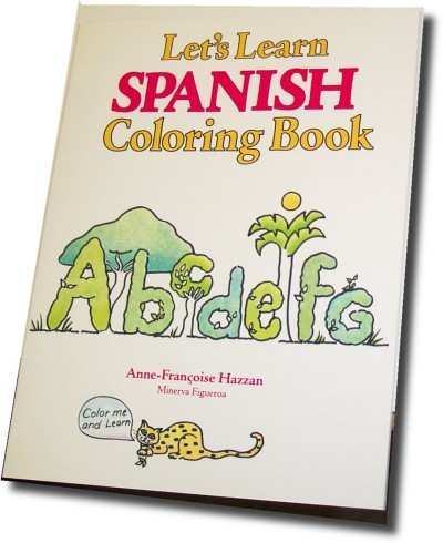 Let's Learn Spanish Coloring Books (Book only)