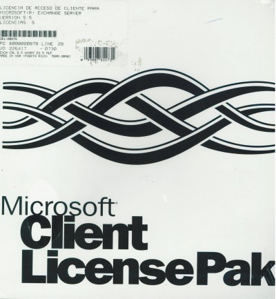 Spanish Microsoft Windows NT Client - License
