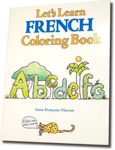 Let's Learn French Coloring Books (Book only)