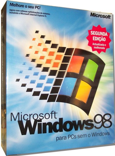 Portuguese Microsoft Windows '98 Full (Retail Box Version)