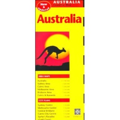 Australia Travel Map, Second Edition (Map)