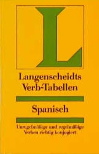 Langenscheidts Verb-Tabellen for Spabnisch-German ONLY 1 LEFT!
