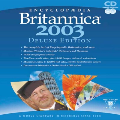 Encyclopedia Britannica 2003 Deluxe Edition (2 CD's Set)