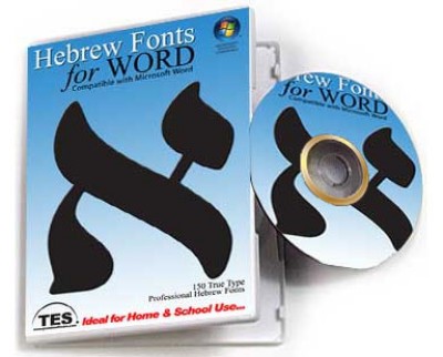 Hebrew Fonts for Microsoft Word