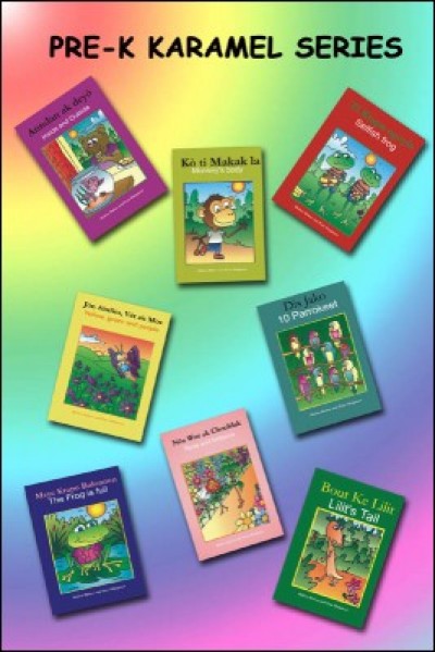 Pre-K Karamel Series 20-Book Pack Haitian-Creole & English