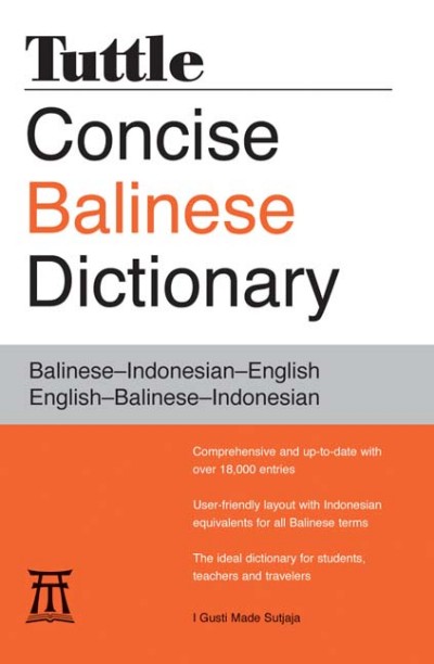 Tuttle - Concise Balinese Dictionary