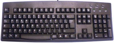 Keyboard for French (European) Black USB