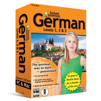 Instant Immersion German Levels 1-2-3 for Mac & Windows